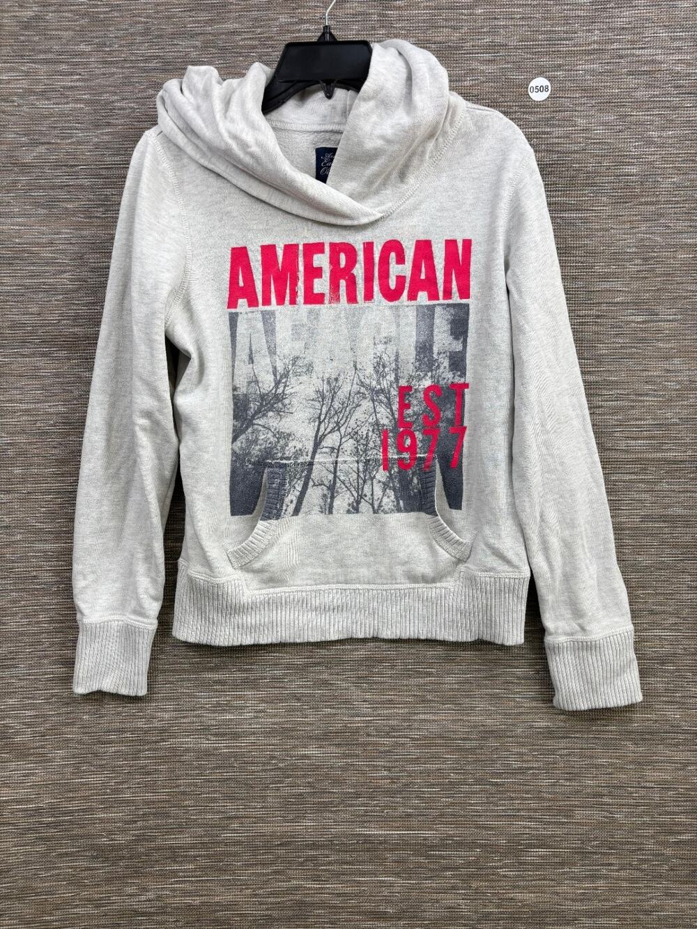 American Eagle Graphic Hooded Sweatshirt Teen Girl Size Medium